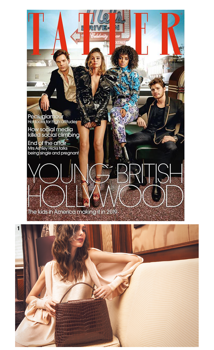 Mauro Lorenzo Fashion Editorial Magazine Advertising luxury Bag Borse Laurus Agency Management Milano Inspiration Moodboard Tatler Tatlermagazine Shooting Brands Haute Couture