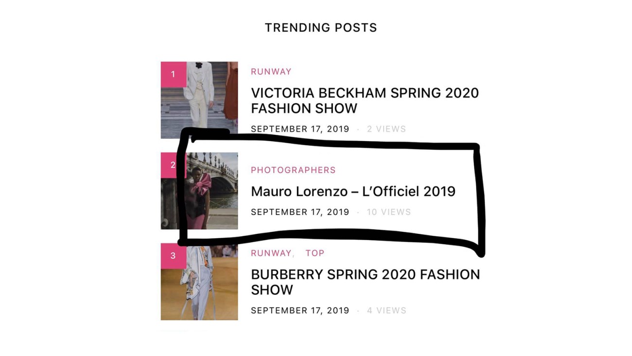 Mauro Lorenzo Fashion Advertising Editorial TopTrend TopEditorial Trending Post Magazine Inspiration Parigi Paris Moodboard Haute Couture Altamoda Italiana Fotografiitaliani Fotografiaitaliana victoria beckham burberry fashionpost l'officiel officielbaltics lofficielbaltics