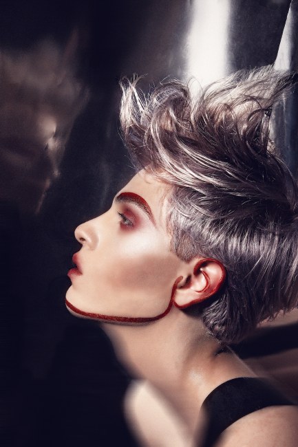 Mauro Lorenzo Fashion Photographer Fashion Editorial Beauty Color Red Portrait Ellements Magazine Style Concept Red Inspiration Minimal