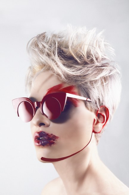 Mauro Lorenzo Fashion Photographer Fashion Editorial Beauty Color Red Portrait Ellements Magazine Style Concept Red Inspiration Minimal