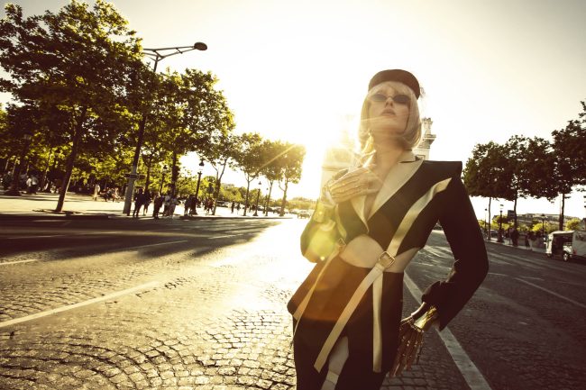 Mauro Lorenzo Fashion Editorial Photographer Advertising Paris France Parigi Toureiffel Pontalexandre Management  Inspiration Moodboard HauteCouture Reinassance fotografiadimoda veil jacket research gold black&white sunset flare pretaporter Portrait altamoda