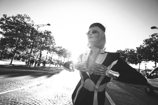 Mauro Lorenzo Fashion Editorial Photographer Advertising Paris France Parigi Toureiffel Pontalexandre Management  Inspiration Moodboard HauteCouture Reinassance fotografiadimoda veil jacket research gold black&white sunset flare pretaporter Portrait altamoda
