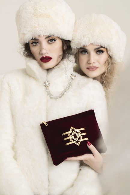 Mauro Lorenzo Fashion Editorial Photographer Advertising Paris France Roma Retouch Management Beauty Clean Essential make-up post-production snow dubai luxury gold christmas lips holidays Portrait white