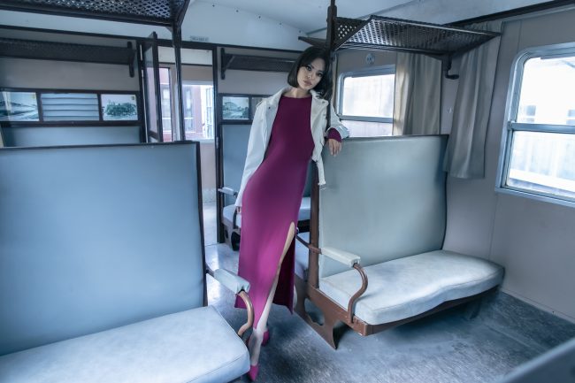 Mauro Lorenzo Fashion Editorial Photographer Advertising emotional Train Cool Inspiration Fall-winter Management Beauty Clean Essential post-production crop studio-session luxury jacket leather blue Portrait young