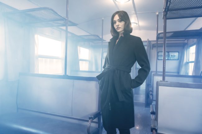 Mauro Lorenzo Fashion Editorial Photographer Advertising emotional Train Cool Inspiration Fall-winter Management Beauty Clean Essential post-production crop studio-session luxury jacket leather blue Portrait young