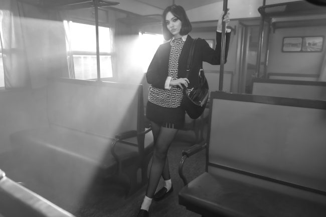 Mauro Lorenzo Fashion Editorial Photographer Advertising emotional Train Cool Inspiration Fall-winter Management Beauty Clean Essential post-production crop studio-session luxury jacket leather blue Portrait young