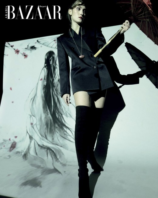 Mauro Lorenzo Fashion Editorial Photographer Harpers Bazaar Arabia Management Emirati Arabi Print Inspiration Moodboard Top Brand Luxury Balmain Lanvin HauteCouture Maison Margiela Dior Jacquemus Projection-1