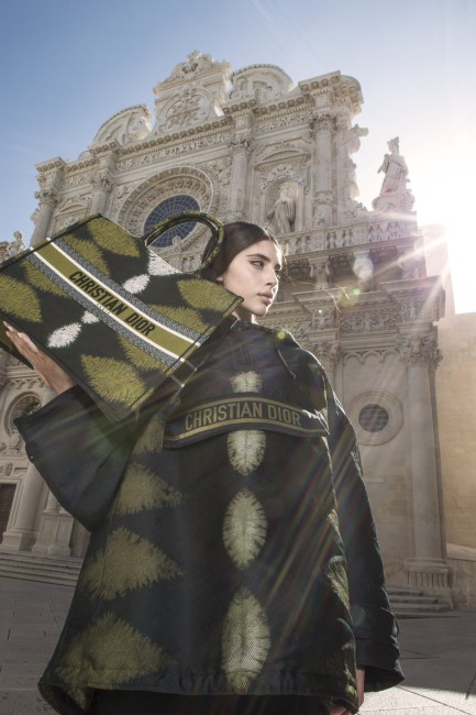 Mauro Lorenzo Fashion Photographer Advertising Campaign Lecce Dior Resort New Collection Santa Croce Sfilata Bag Luxury baroque Moodboard classic boutique movement colours Inspiration artDirector pants church Hat