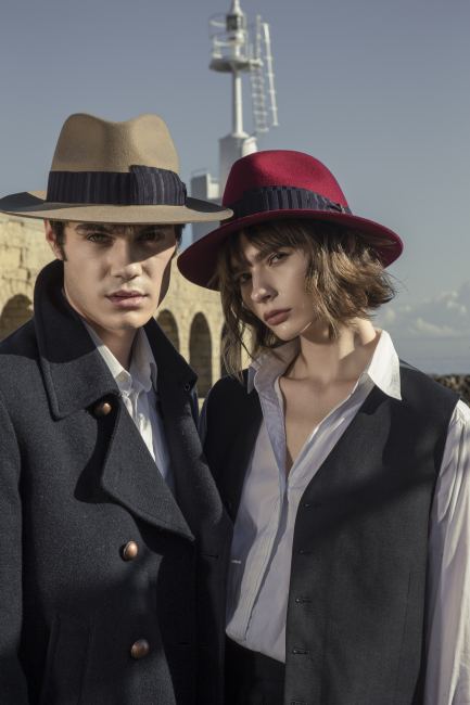 Mauro Lorenzo Fashion Photographer Advertising Campaign cinema Hat Cappelli handmade Doria Pitti Colour Moodboard Boutique Inspiration artDirector hautecouture american luxury sea jacket train leather