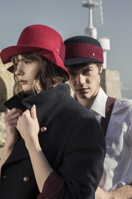 Mauro Lorenzo Fashion Photographer Advertising Campaign cinema Hat Cappelli handmade Doria Pitti Colour Moodboard Boutique Inspiration artDirector hautecouture american luxury sea jacket train leather