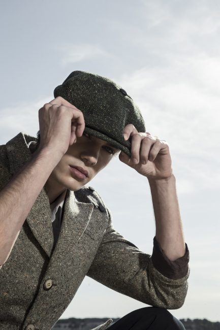 Mauro Lorenzo Fashion Photographer Advertising Campaign cinema Hat Cappelli handmade Doria Pitti Colour Moodboard Boutique Inspiration artDirector hautecouture american luxury sea jacket train leather