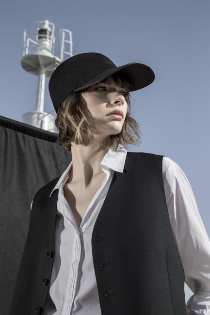 Mauro Lorenzo Fashion Photographer Advertising Campaign cinema Hat Cappelli handmade Doria Pitti Colour Moodboard Boutique Inspiration artDirector hautecouture american luxury sea jacket train leather