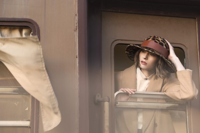 Mauro Lorenzo Fashion Photographer Advertising Campaign cinema Hat Cappelli handmade Doria Pitti Colour Moodboard Boutique Inspiration artDirector hautecouture american luxury sea jacket train leather