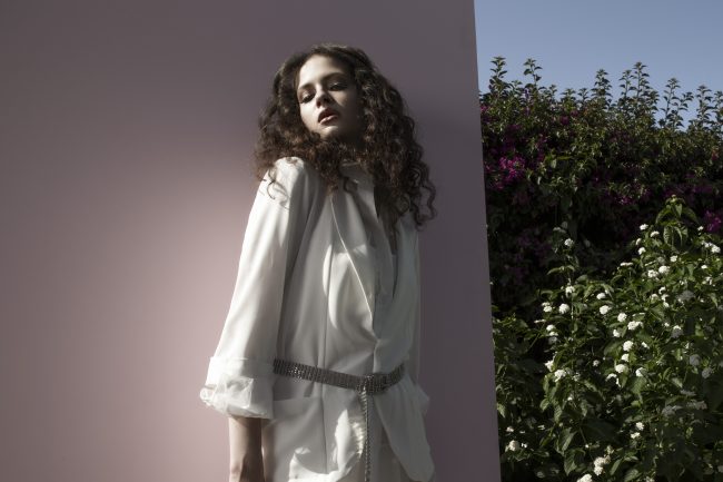 Mauro Lorenzo Fashion Photographer Advertising Campaign moitiè pretaporter minimal handmade geometric flower young texture leopard Whitedress Moodboard designer rock hat artDirector woman jump bag pannel jacket