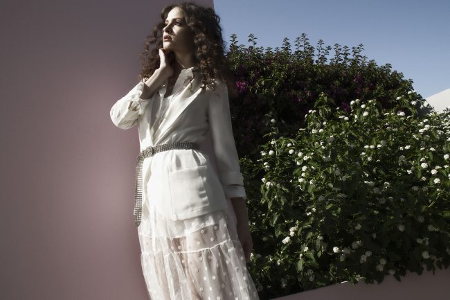 Mauro Lorenzo Fashion Photographer Advertising Campaign moitiè pretaporter minimal handmade geometric flower young texture leopard Whitedress Moodboard designer rock hat artDirector woman jump bag pannel jacket