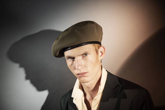 Mauro Lorenzo Fashion Photographer Advertising Campaign studio Hat Cappelli handmade Doria Pitti Colours Moodboard Boutique Inspiration artDirector hautecouture american luxury sea jacket blue leather