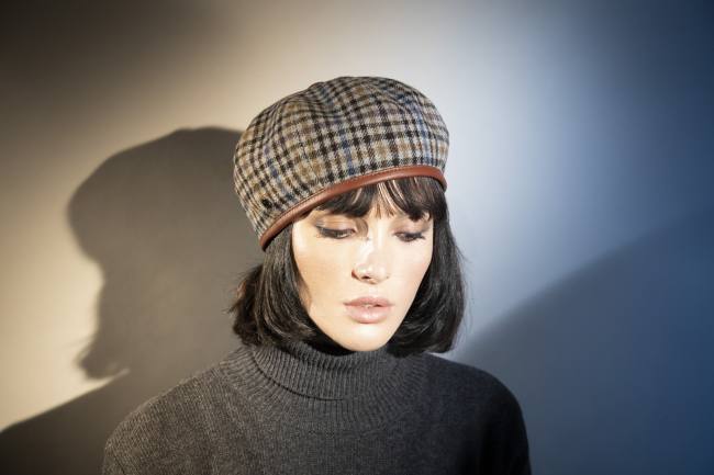 Mauro Lorenzo Fashion Photographer Advertising Campaign studio Hat Cappelli handmade Doria Pitti Colours Moodboard Boutique Inspiration artDirector hautecouture american luxury sea jacket blue leather