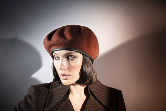 Mauro Lorenzo Fashion Photographer Advertising Campaign studio Hat Cappelli handmade Doria Pitti Colours Moodboard Boutique Inspiration artDirector hautecouture american luxury sea jacket blue leather