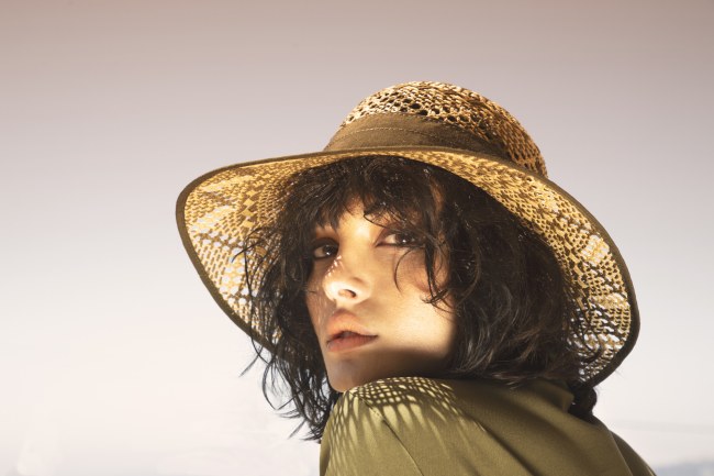 Mauro Lorenzo Fashion Photographer Advertising Campaign studio Hat Cappelli handmade Doria Pitti Colours Moodboard Boutique Inspiration artDirector hautecouture american luxury sea jacket blue leather