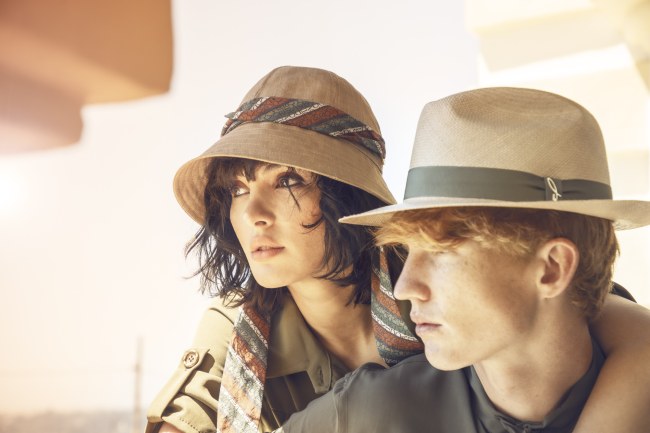 Mauro Lorenzo Fashion Photographer Advertising Campaign studio Hat Cappelli handmade Doria Pitti Colours Moodboard Boutique Inspiration artDirector hautecouture american luxury sea jacket blue leather