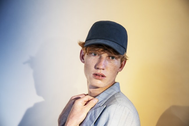 Mauro Lorenzo Fashion Photographer Advertising Campaign studio Hat Cappelli handmade Doria Pitti Colours Moodboard Boutique Inspiration artDirector hautecouture american luxury sea jacket blue leather