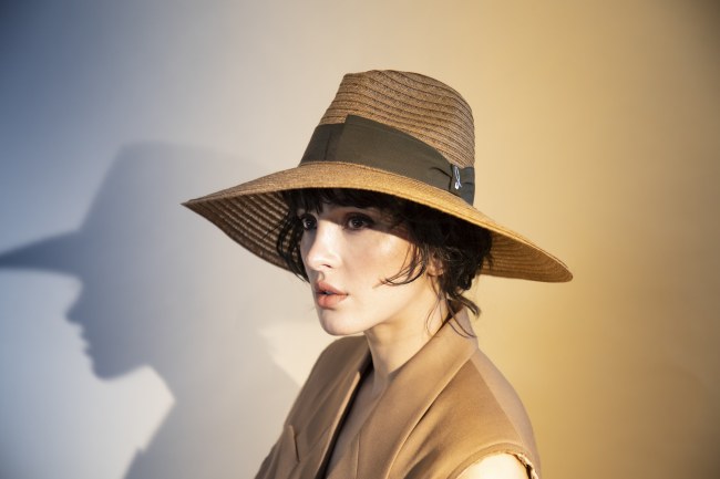 Mauro Lorenzo Fashion Photographer Advertising Campaign studio Hat Cappelli handmade Doria Pitti Colours Moodboard Boutique Inspiration artDirector hautecouture american luxury sea jacket blue leather