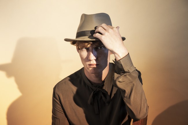 Mauro Lorenzo Fashion Photographer Advertising Campaign studio Hat Cappelli handmade Doria Pitti Colours Moodboard Boutique Inspiration artDirector hautecouture american luxury sea jacket blue leather