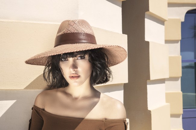 Mauro Lorenzo Fashion Photographer Advertising Campaign studio Hat Cappelli handmade Doria Pitti Colours Moodboard Boutique Inspiration artDirector hautecouture american luxury sea jacket blue leather