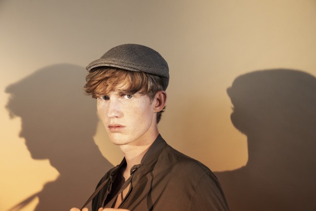 Mauro Lorenzo Fashion Photographer Advertising Campaign studio Hat Cappelli handmade Doria Pitti Colours Moodboard Boutique Inspiration artDirector hautecouture american luxury sea jacket blue leather