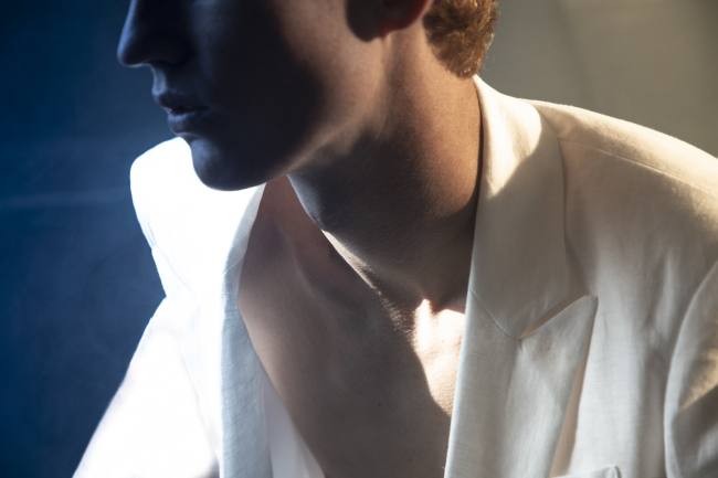 Mauro Lorenzo Fashion Photographer Advertising Campaign studio Hat Cappelli handmade Doria Pitti Colours Moodboard Boutique Inspiration artDirector hautecouture american luxury sea jacket blue leather