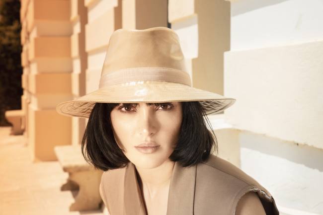 Mauro Lorenzo Fashion Photographer Advertising Campaign studio Hat Cappelli handmade Doria Pitti Colours Moodboard Boutique Inspiration artDirector hautecouture american luxury sea jacket blue leather