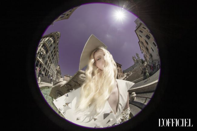 Mauro Lorenzo Fashion Photographer Advertising Campaign studio Hat Cappelli handmade L'Officiel Baltic White Moodboard Piazzadispagna Inspiration artDirector hautecouture fontanaditrevi luxury roma jacket editorial