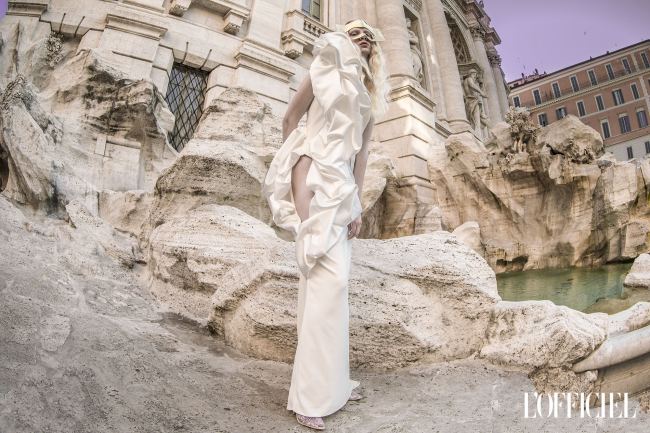 Mauro Lorenzo Fashion Photographer Advertising Campaign studio Hat Cappelli handmade L'Officiel Baltic White Moodboard Piazzadispagna Inspiration artDirector hautecouture fontanaditrevi luxury roma jacket editorial