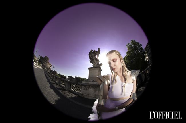 Mauro Lorenzo Fashion Photographer Advertising Campaign studio Hat Cappelli handmade L'Officiel Baltic White Moodboard Piazzadispagna Inspiration artDirector hautecouture fontanaditrevi luxury roma jacket editorial