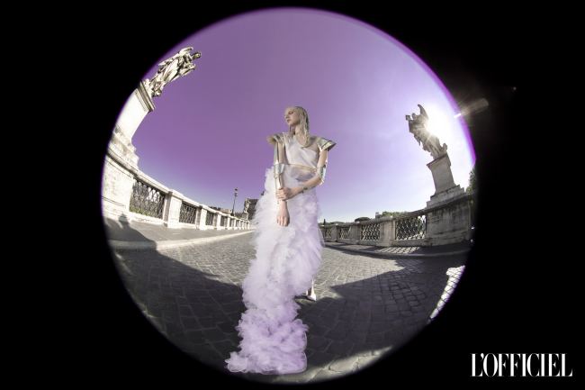 Mauro Lorenzo Fashion Photographer Advertising Campaign studio Hat Cappelli handmade L'Officiel Baltic White Moodboard Piazzadispagna Inspiration artDirector hautecouture fontanaditrevi luxury roma jacket editorial