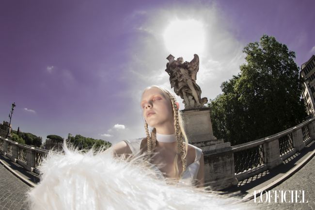 Mauro Lorenzo Fashion Photographer Advertising Campaign studio Hat Cappelli handmade L'Officiel Baltic White Moodboard Piazzadispagna Inspiration artDirector hautecouture fontanaditrevi luxury roma jacket editorial