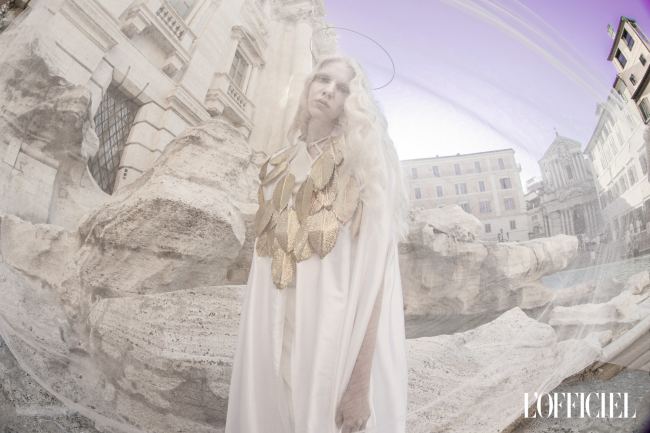 Mauro Lorenzo Fashion Photographer Advertising Campaign studio Hat Cappelli handmade L'Officiel Baltic White Moodboard Piazzadispagna Inspiration artDirector hautecouture fontanaditrevi luxury roma jacket editorial