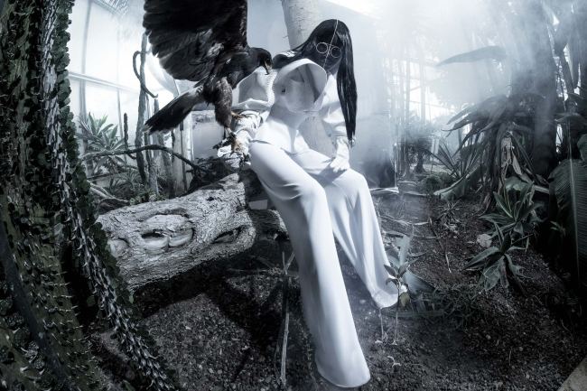 Mauro Lorenzo Fashion Photographer Advertising Campaign studio Hat Cappelli handmade animals cordella botanic Moodboard nature Inspiration artDirector hautecouture new era luxury white jacket editorial