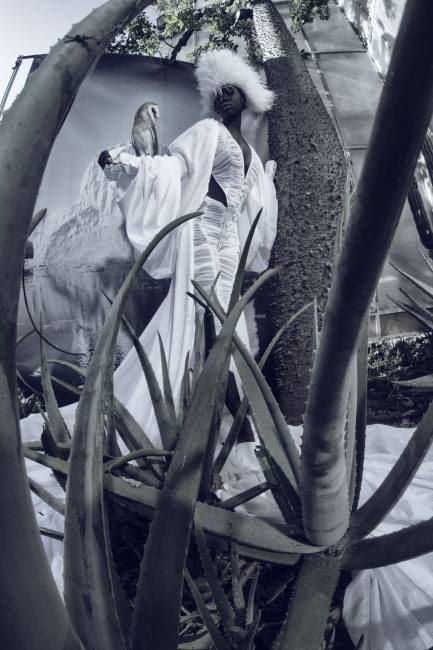 Mauro Lorenzo Fashion Photographer Advertising Campaign studio Hat Cappelli handmade animals cordella botanic Moodboard nature Inspiration artDirector hautecouture new era luxury white jacket editorial