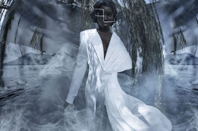 Mauro Lorenzo Fashion Photographer Advertising Campaign studio Hat Cappelli handmade animals cordella botanic Moodboard nature Inspiration artDirector hautecouture new era luxury white jacket editorial