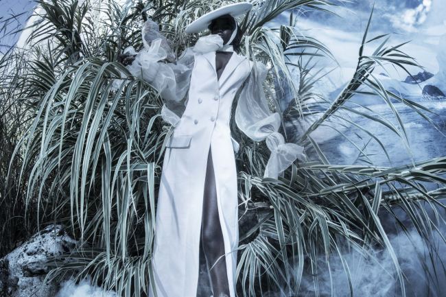 Mauro Lorenzo Fashion Photographer Advertising Campaign studio Hat Cappelli handmade animals cordella botanic Moodboard nature Inspiration artDirector hautecouture new era luxury white jacket editorial