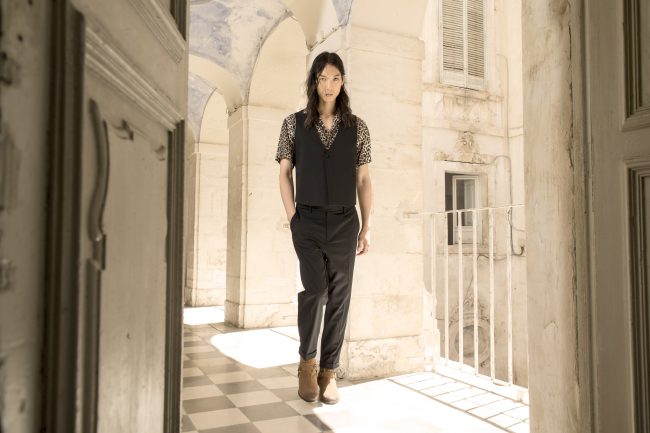 Mauro Lorenzo Fashion Photographer Advertising Campaign studio Hat Cappelli handmade marsem gentleman rocker rock  baroque Moodboard classic movement cinema Inspiration artDirector man dimora pants jacket-0298