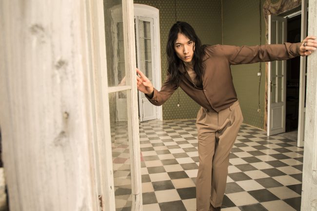 Mauro Lorenzo Fashion Photographer Advertising Campaign studio Hat Cappelli handmade marsem gentleman rocker rock  baroque Moodboard classic movement cinema Inspiration artDirector man dimora pants jacket-0298