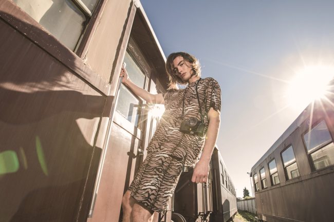 Mauro Lorenzo Fashion Photographer Advertising Campaign studio Hat Cappelli handmade marsem gentleman rocker rock  treno Moodboard biancoenero lindberg cinema Inspiration artDirector man train pants jacket