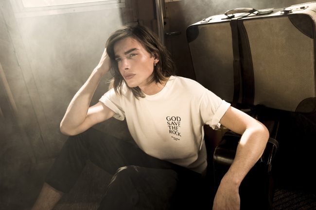 Mauro Lorenzo Fashion Photographer Advertising Campaign studio Hat Cappelli handmade marsem gentleman rocker rock  treno Moodboard biancoenero lindberg cinema Inspiration artDirector man train pants jacket