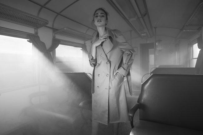 Mauro Lorenzo Fashion Photographer Advertising Campaign studio Hat Cappelli handmade marsem gentleman rocker rock  treno Moodboard biancoenero lindberg cinema Inspiration artDirector man train pants jacket