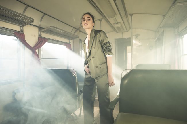 Mauro Lorenzo Fashion Photographer Advertising Campaign studio Hat Cappelli handmade marsem gentleman rocker rock  treno Moodboard biancoenero lindberg cinema Inspiration artDirector man train pants jacket