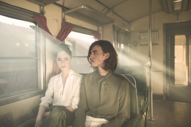 Mauro Lorenzo Fashion Photographer Advertising Campaign studio Hat Cappelli handmade marsem gentleman rocker rock  treno Moodboard biancoenero lindberg cinema Inspiration artDirector man train pants jacket