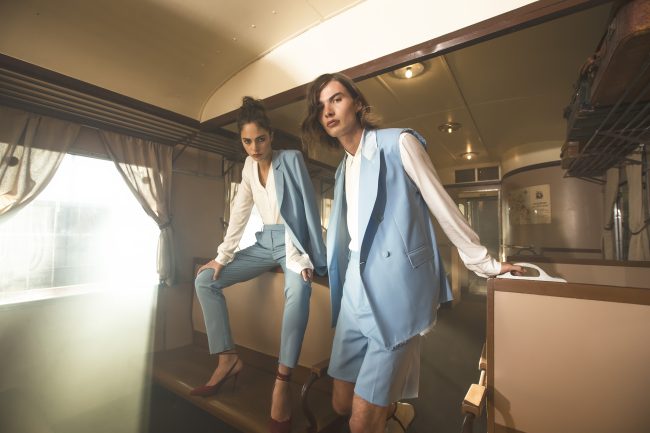 Mauro Lorenzo Fashion Photographer Advertising Campaign studio Hat Cappelli handmade marsem gentleman rocker rock  treno Moodboard biancoenero lindberg cinema Inspiration artDirector man train pants jacket