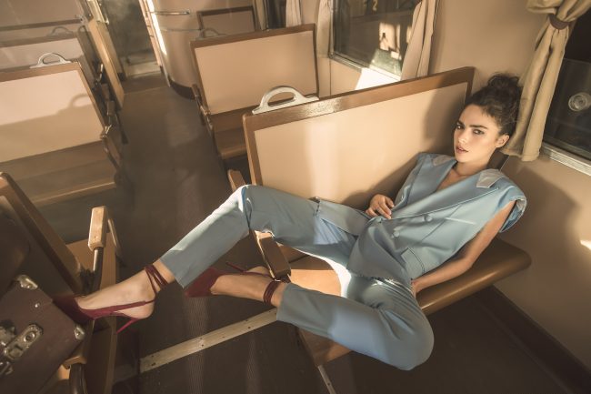 Mauro Lorenzo Fashion Photographer Advertising Campaign studio Hat Cappelli handmade marsem gentleman rocker rock  treno Moodboard biancoenero lindberg cinema Inspiration artDirector man train pants jacket